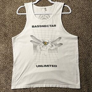Bassnectar "Unlimited" Graphic Tank - White